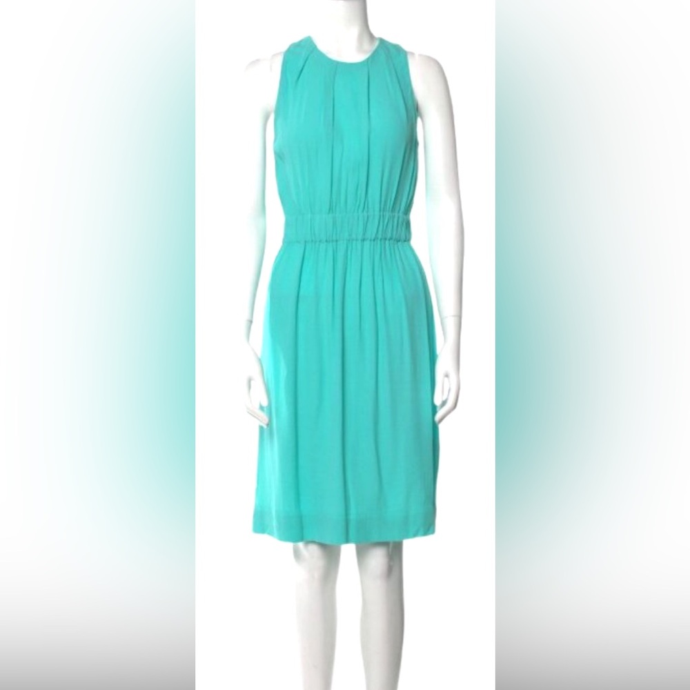 Beautiful Kate Spade Aqua Blue Summer Sleeveless Knee-length Dress